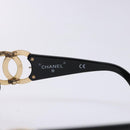 CHANEL Sunglasses plastic Black CC Auth yk19444-9