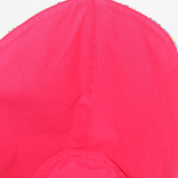 HERMES Animal Pattern Panier Plage PM Tote Bag Canvas White Silver Auth yk19446