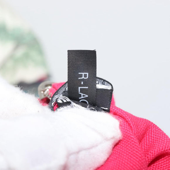 HERMES Animal Pattern Panier Plage PM Tote Bag Canvas White Silver Auth yk19446