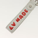 LOUIS VUITTON NIGO Collaboration Dragonne Schlüsselanhänger Weiß MP3225 LV Auth yk19448M-3