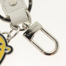 LOUIS VUITTON NIGO Collaboration Dragonne Key Ring White MP3225 LV Auth yk19448M-8