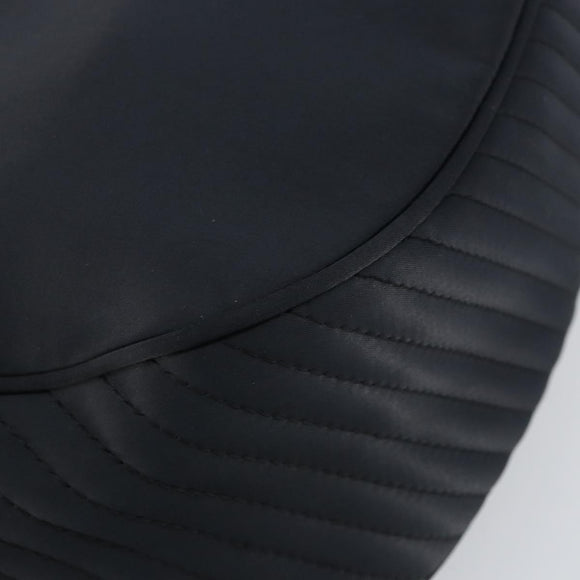 SAINT LAURENT Shoulder Bag Nylon Black Gold Auth yk19451