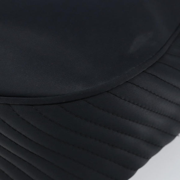 SAINT LAURENT Shoulder Bag Nylon Black Gold Auth yk19451