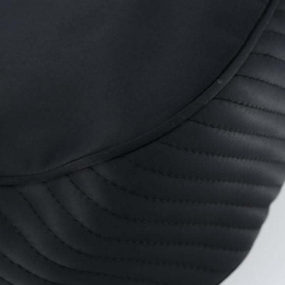 SAINT LAURENT Shoulder Bag Nylon Black Gold Auth yk19451