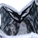 SAINT LAURENT Shoulder Bag Nylon Black Gold Auth yk19451-17