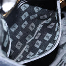 SAINT LAURENT Shoulder Bag Nylon Black Gold Auth yk19451-19