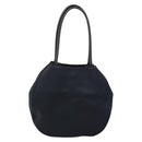 SAINT LAURENT Shoulder Bag Nylon Black Gold Auth yk19451-13