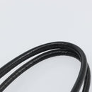 SAINT LAURENT Shoulder Bag Nylon Black Gold Auth yk19451-8