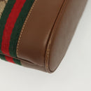 GUCCI GG Canvas Web Sherry Line Shoulder Bag Beige 2058 001 5000 Auth yk19452-9