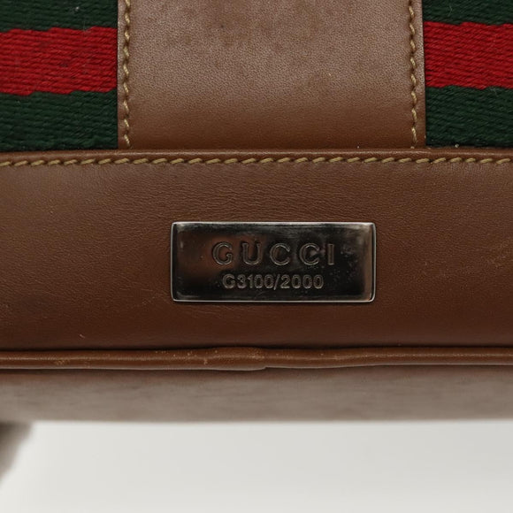 GUCCI GG Canvas Web Sherry Line Umhängetasche Beige 2058 001 5000 Auth yk19452