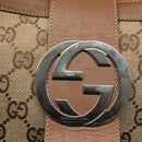 GUCCI GG Canvas Web Sherry Line Shoulder Bag Beige 2058 001 5000 Auth yk19452-18