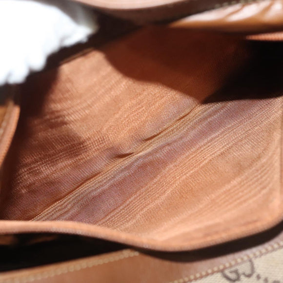 GUCCI GG Canvas Web Sherry Line Shoulder Bag Beige 2058 001 5000 Auth yk19452