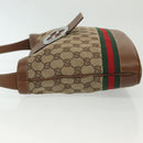 GUCCI GG Canvas Web Sherry Line Shoulder Bag Beige 2058 001 5000 Auth yk19452-4