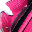 SAINT LAURENT Long Wallet Leather Pink Gold Auth yk19456-17