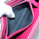 SAINT LAURENT Long Wallet Leather Pink Gold Auth yk19456-19