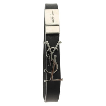 SAINT LAURENT Cassandra Bracelet metal Black Auth yk19459 - 0