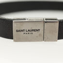 SAINT LAURENT Cassandra Bracelet metal Black Auth yk19459-6