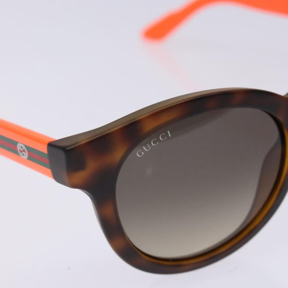 GUCCI Sunglasses plastic Orange Auth yk19462
