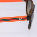 GUCCI Sunglasses plastic Orange Auth yk19462-9