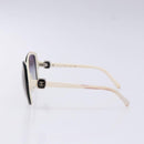 CHANEL Sunglasses plastic White CC Auth yk19466-4