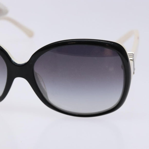 CHANEL Sunglasses plastic White CC Auth yk19466