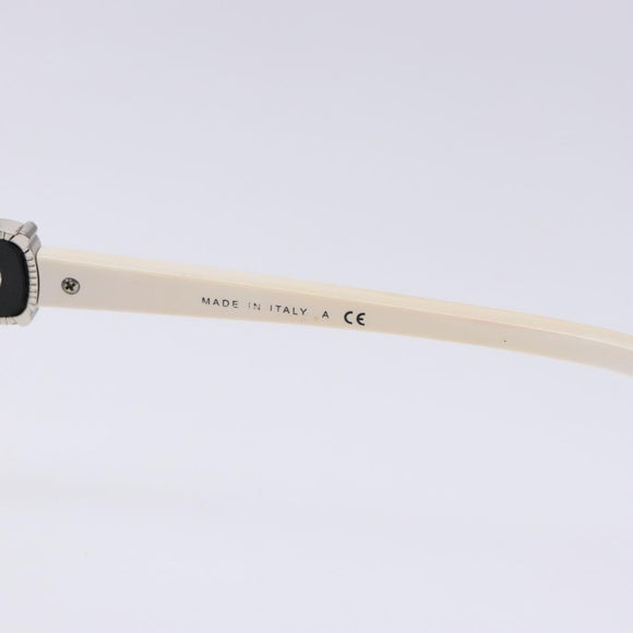 CHANEL Sunglasses plastic White CC Auth yk19466