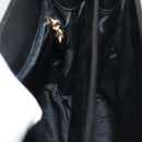 Salvatore Ferragamo Shoulder Bag Leather Black Gold Auth yk19470-19