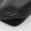 GUCCI Web Sherry Line Shoulder Bag Leather Black Red Green Auth yk19474-16