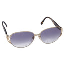 SAINT LAURENT Sunglasses plastic Brown Auth yk19477-1