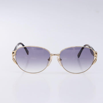 SAINT LAURENT Sunglasses plastic Brown Auth yk19477 - 0