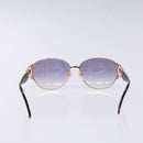 SAINT LAURENT Sunglasses plastic Brown Auth yk19477-3