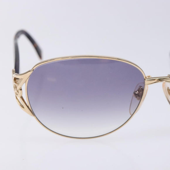 SAINT LAURENT Sunglasses plastic Brown Auth yk19477