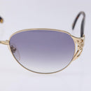 SAINT LAURENT Sunglasses plastic Brown Auth yk19477-7