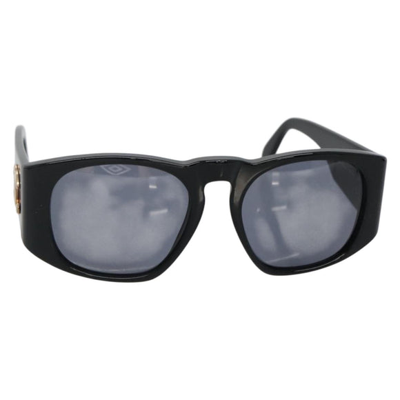 CHANEL Sunglasses plastic Black CC Auth yk19480