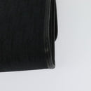 Christian Dior Trotter Canvas Chain Shoulder Bag Black Gold Auth yk19482-13