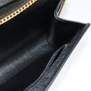 Christian Dior Trotter Canvas Chain Shoulder Bag Black Gold Auth yk19482-19