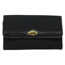 Christian Dior Trotter Canvas Chain Shoulder Bag Black Gold Auth yk19482-2