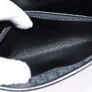 Christian Dior Trotter Canvas Chain Shoulder Bag Black Gold Auth yk19482-20