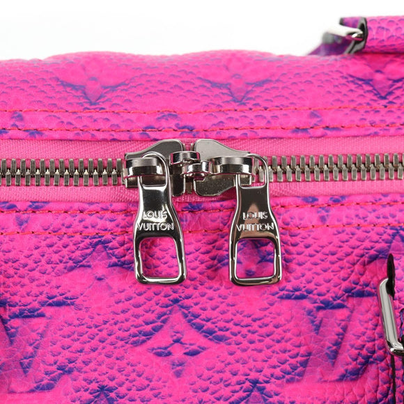 LOUIS VUITTON Taurillon Illusion Keepall Bandouliere 50 Bag M59713 Auth yk19483SM