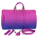 LOUIS VUITTON Taurillon Illusion Keepall Bandouliere 50 Bag M59713 Auth yk19483SM-1