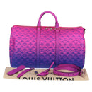 LOUIS VUITTON Taurillon Illusion Keepall Bandouliere 50 Bag M59713 Auth yk19483SM-12