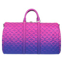 LOUIS VUITTON Taurillon Illusion Keepall Bandouliere 50 Bag M59713 Auth yk19483SM-2