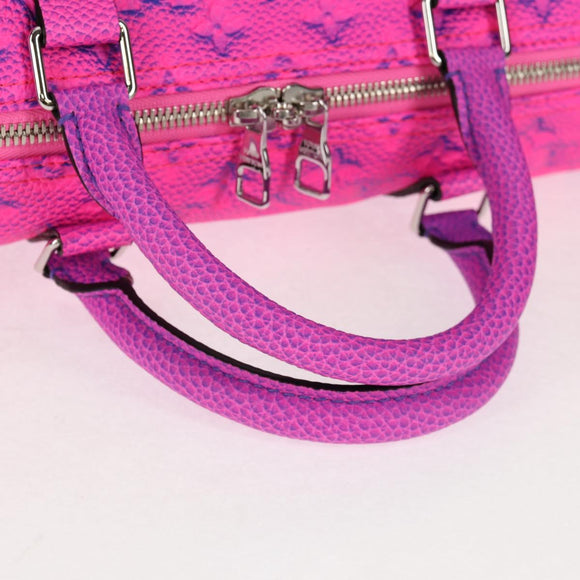 LOUIS VUITTON Taurillon Illusion Keepall Bandouliere 50 Bag M59713 Auth yk19483SM