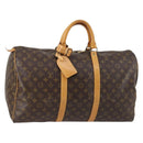 LOUIS VUITTON Monogram Keepall 50 Boston Bag M41426 LV Auth yk19486-1