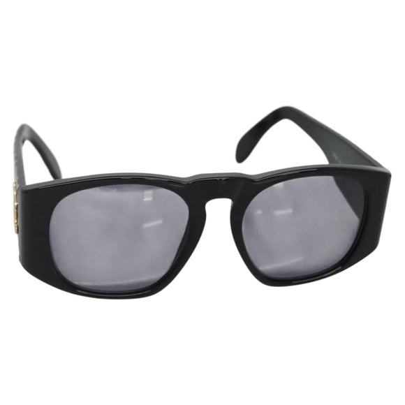 CHANEL Sunglasses plastic Black CC Auth yk19492