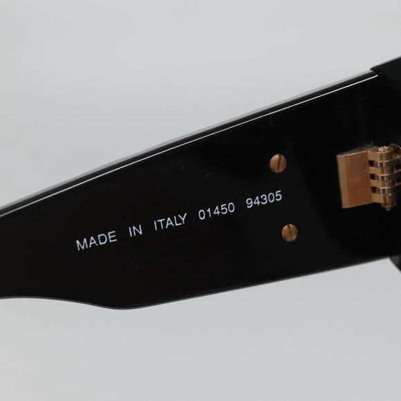 CHANEL Sunglasses plastic Black CC Auth yk19492