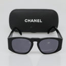 CHANEL Sunglasses plastic Black CC Auth yk19492-11