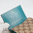 GUCCI Horsebit GG Canvas Wallet Beige Gold 138029 Auth yk19499V-19