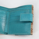 GUCCI Horsebit GG Canvas Wallet Beige Gold 138029 Auth yk19499V-24