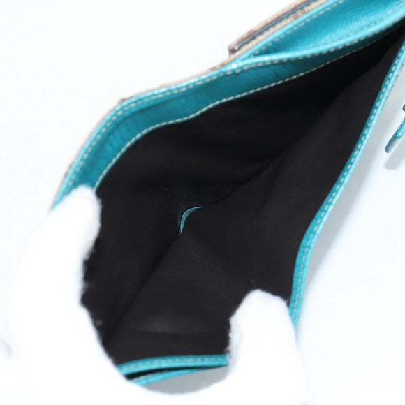 GUCCI Horsebit GG Canvas Wallet Beige Gold 138029 Auth yk19499V